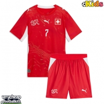 Switzerland Breel Embolo #7 Replica Home Minikit World Cup 2026 Short Sleeve (+ pants)
